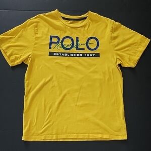 Yellow Polo Ralph Lauren Logo T-Shirt